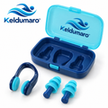 Keldumaro™ Memory Silicone Swim Nose Clip & Earplugs Set