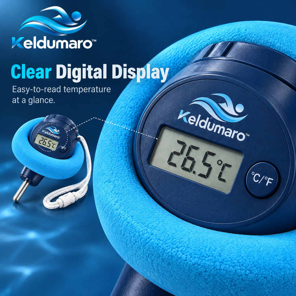 Keldumaro™ Mini Digital Floating Pool Thermometer