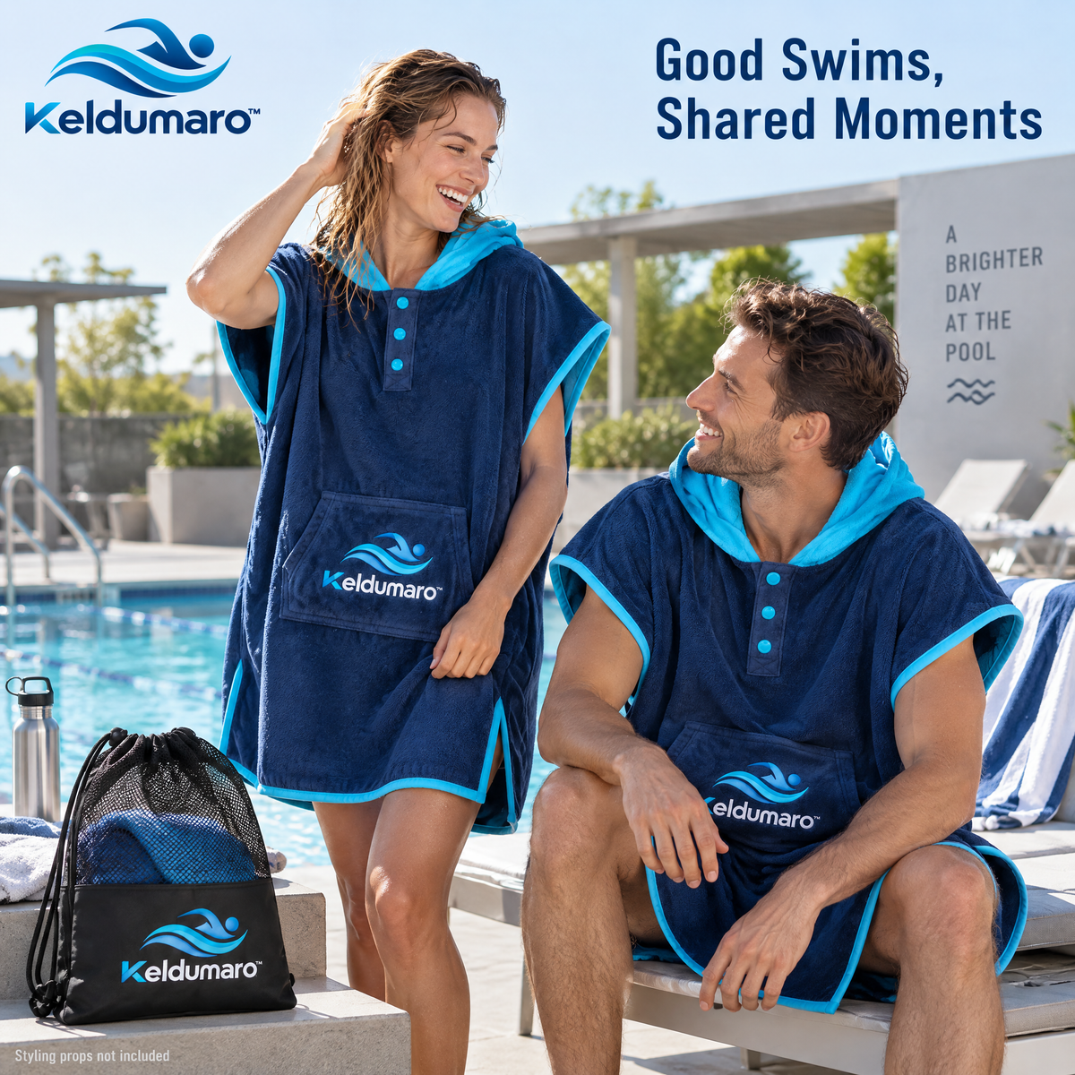 Keldumaro™ Portable Pool Changing Towel Poncho