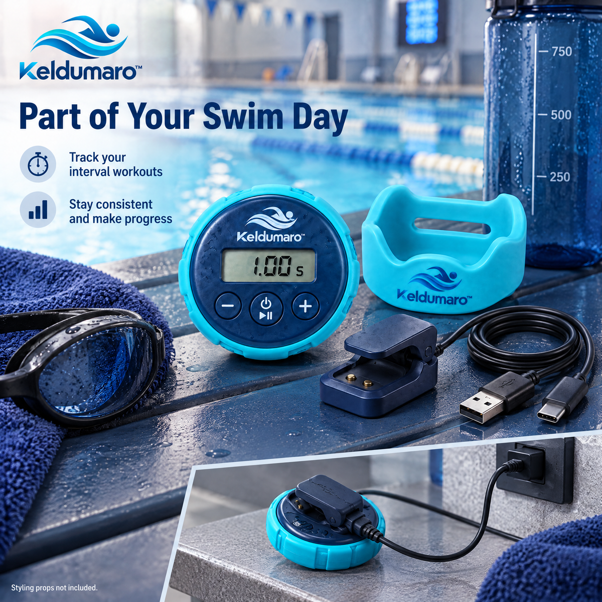 Keldumaro™ Waterproof Swim Tempo Trainer