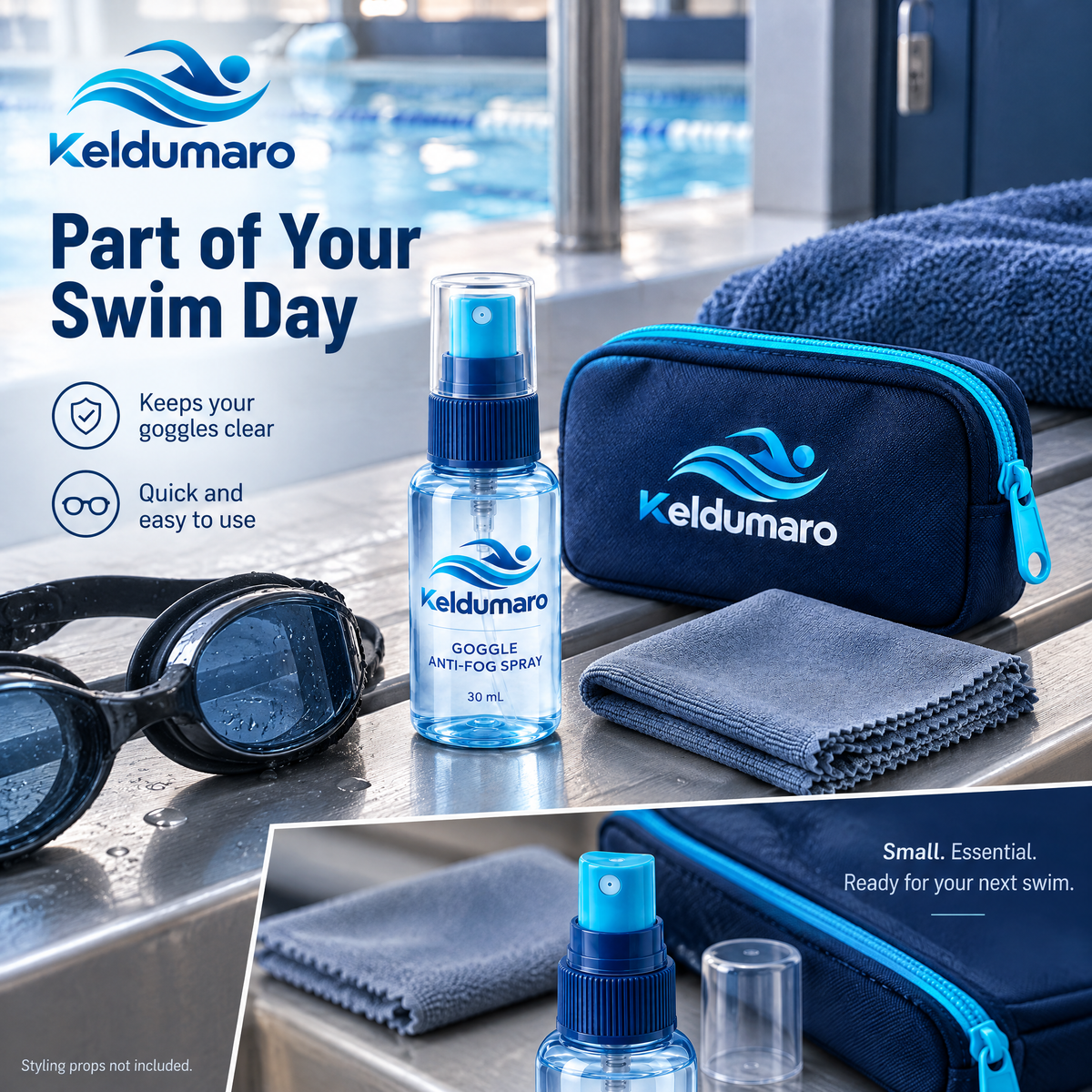 Keldumaro™ Anti-Fog Swim Goggle Spray